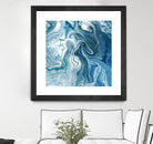 Indigo Minerals II by Jarman Fagalde on GIANT ART - blue abstract