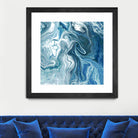Indigo Minerals II by Jarman Fagalde on GIANT ART - blue abstract