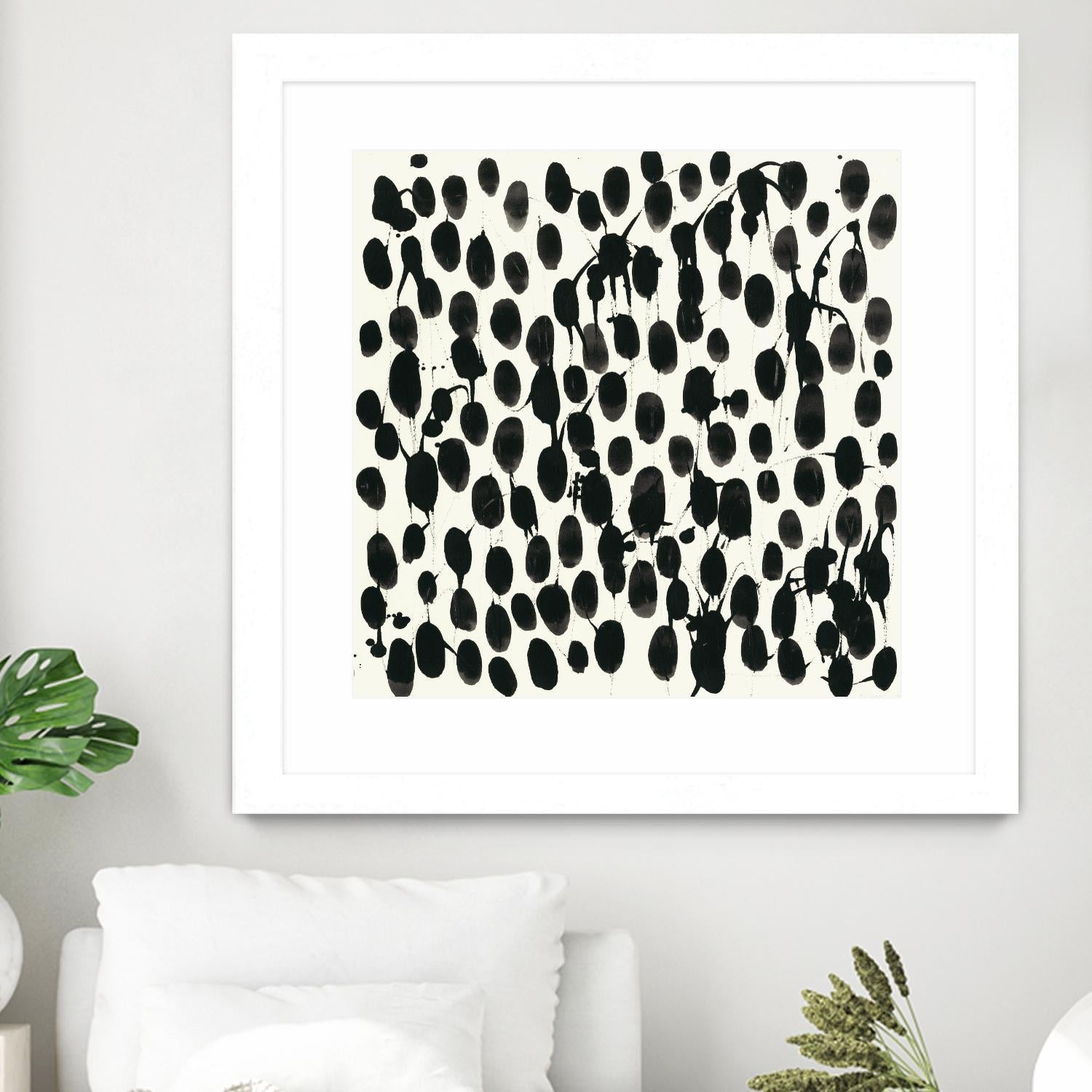 Invariable I by June Erica Vess on GIANT ART - black abstract