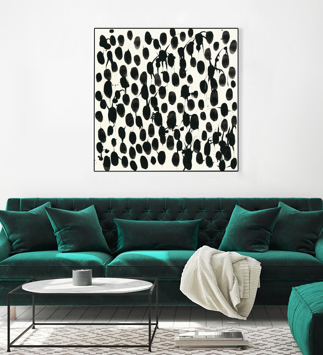 Invariable I by June Erica Vess on GIANT ART - black abstract
