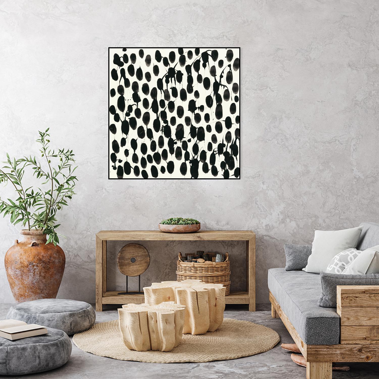 Invariable I by June Erica Vess on GIANT ART - black abstract