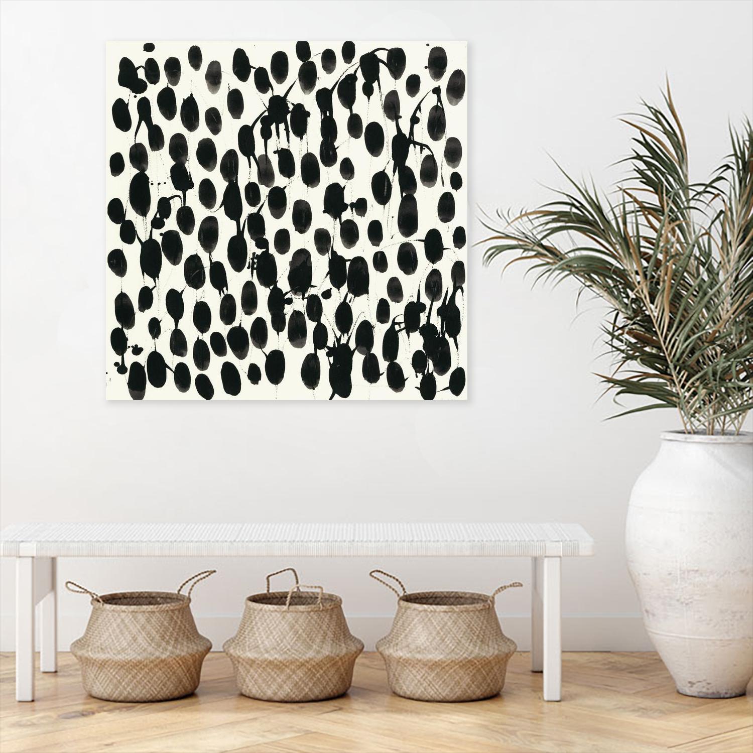 Invariable I by June Erica Vess on GIANT ART - black abstract