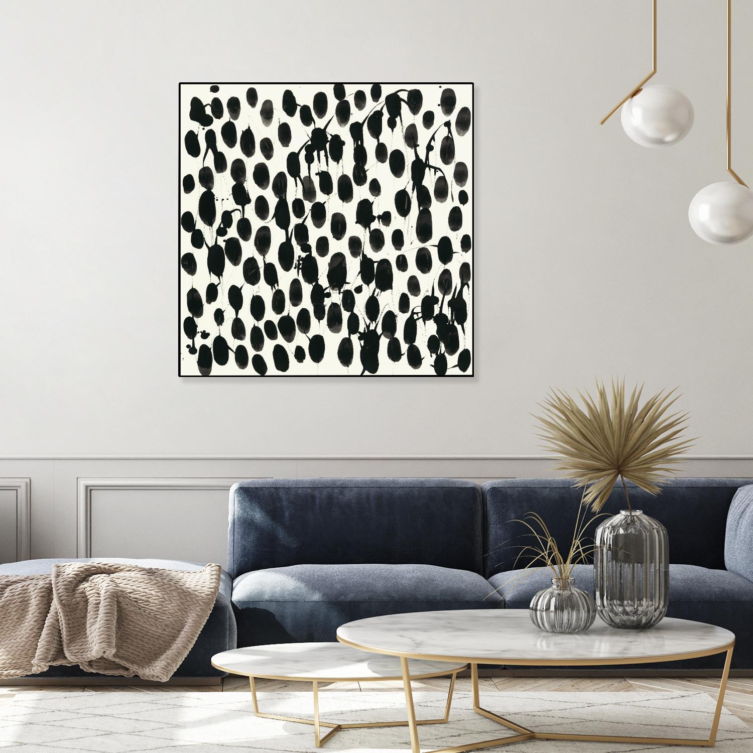 Invariable I by June Erica Vess on GIANT ART - black abstract