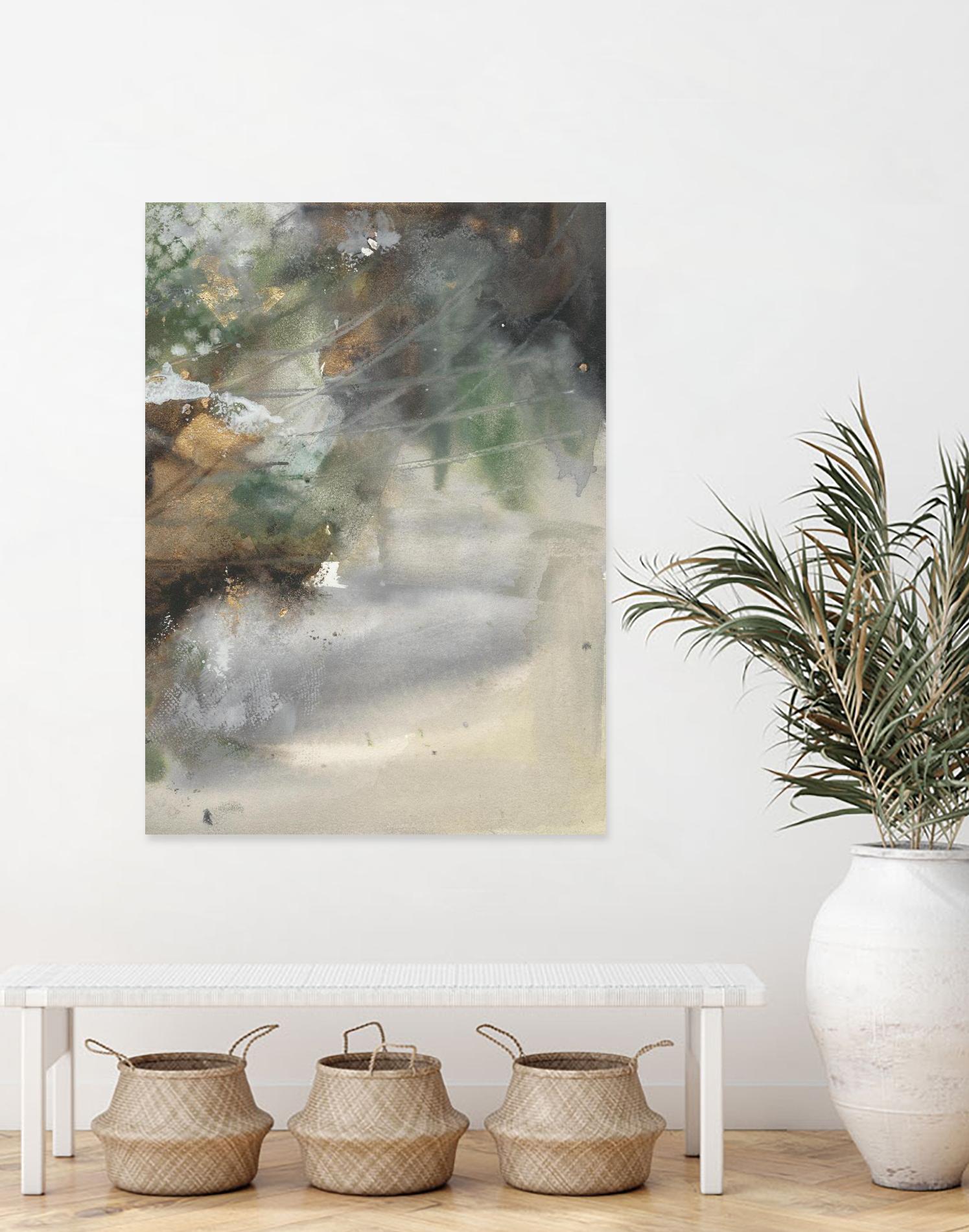 Canyon Seasons I by Joyce Combs on GIANT ART - brown abstract