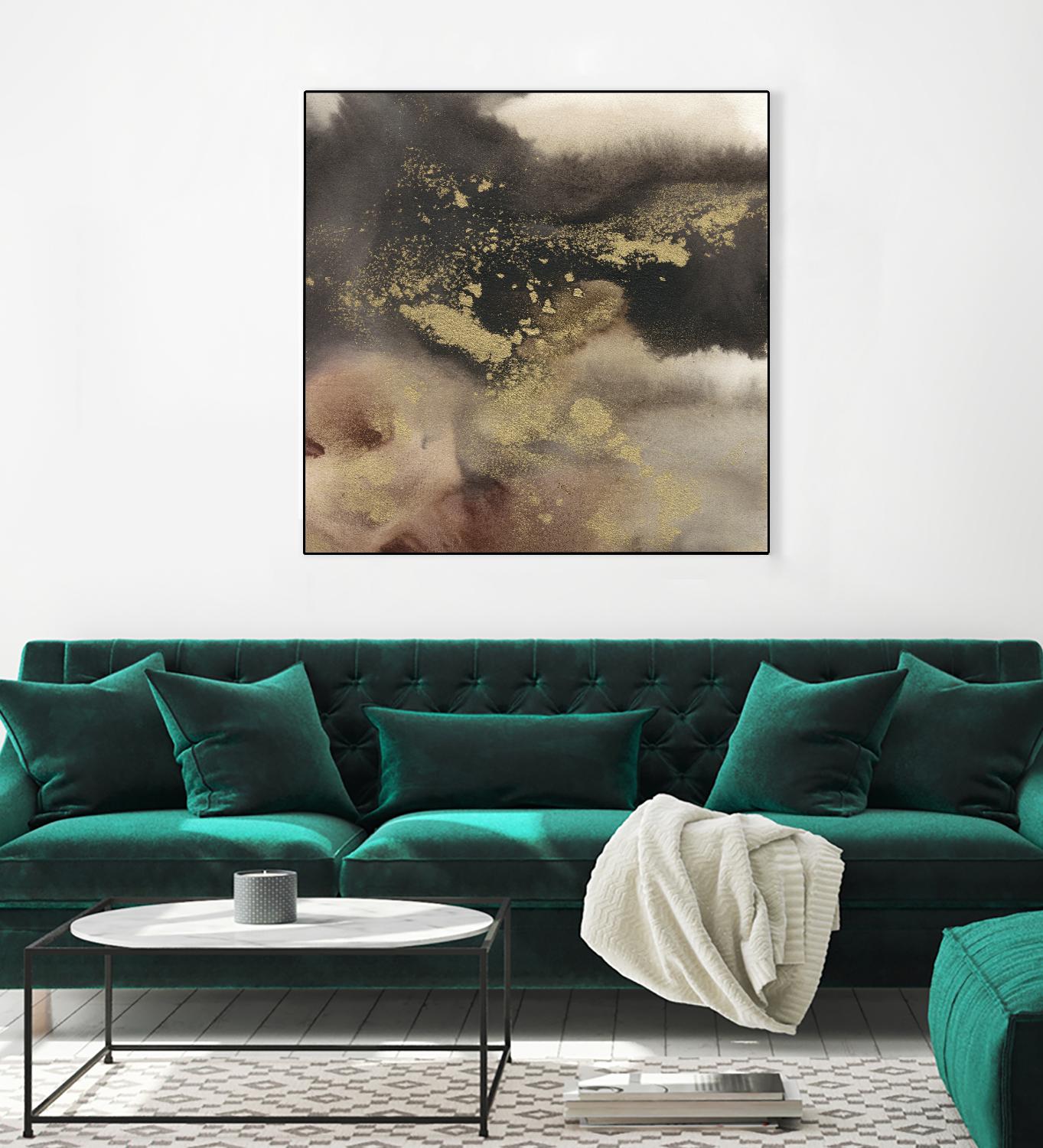 Mountain Seasons I by Joyce Combs on GIANT ART - brown abstract