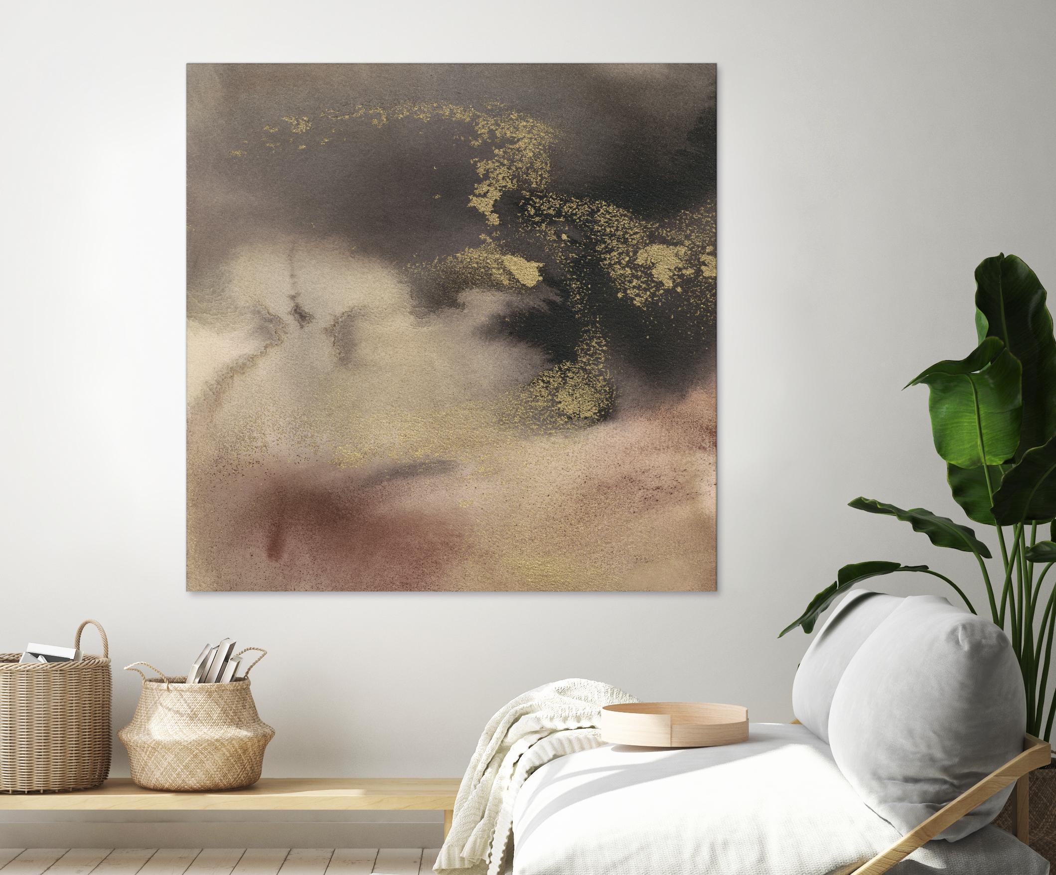 Mountain Seasons II by Joyce Combs on GIANT ART - brown abstract