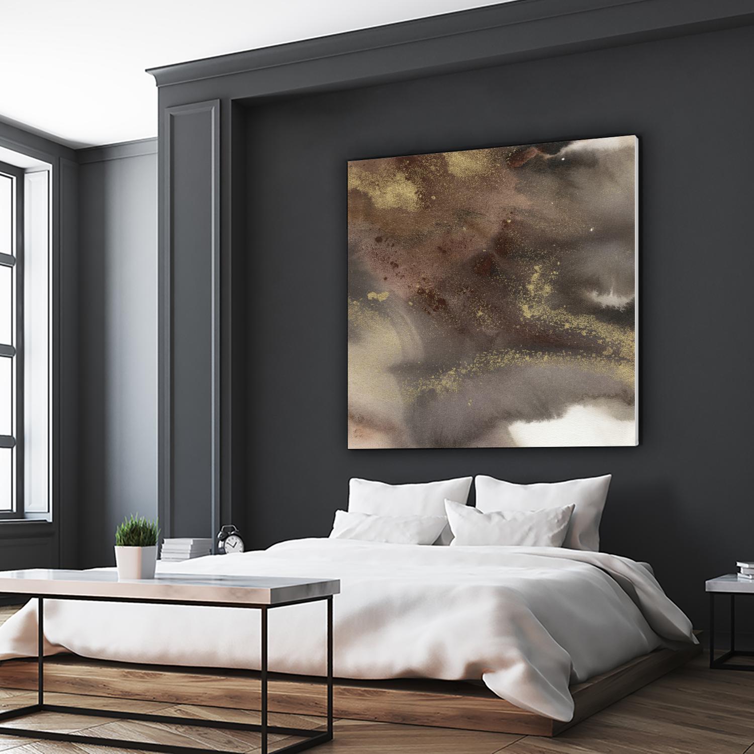 Mountain Seasons IV by Joyce Combs on GIANT ART - brown abstract
