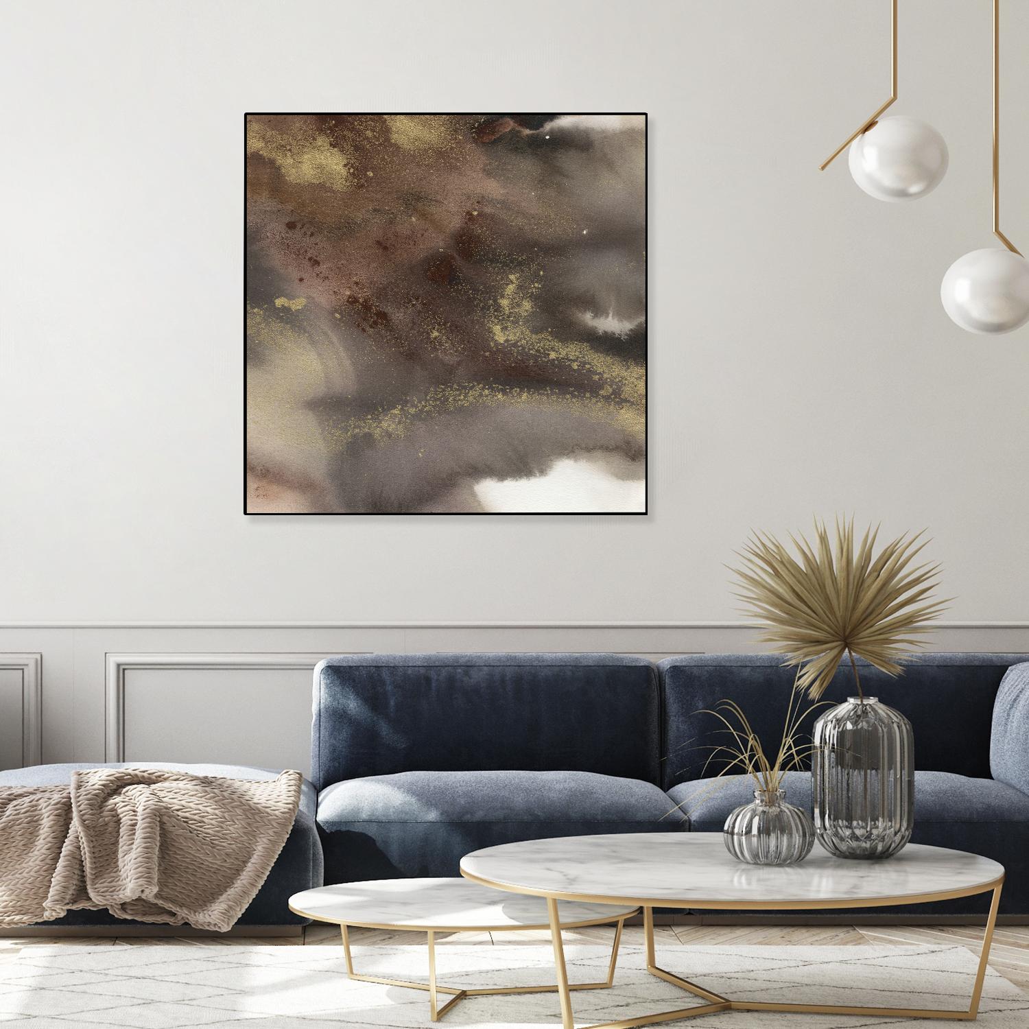 Mountain Seasons IV by Joyce Combs on GIANT ART - brown abstract