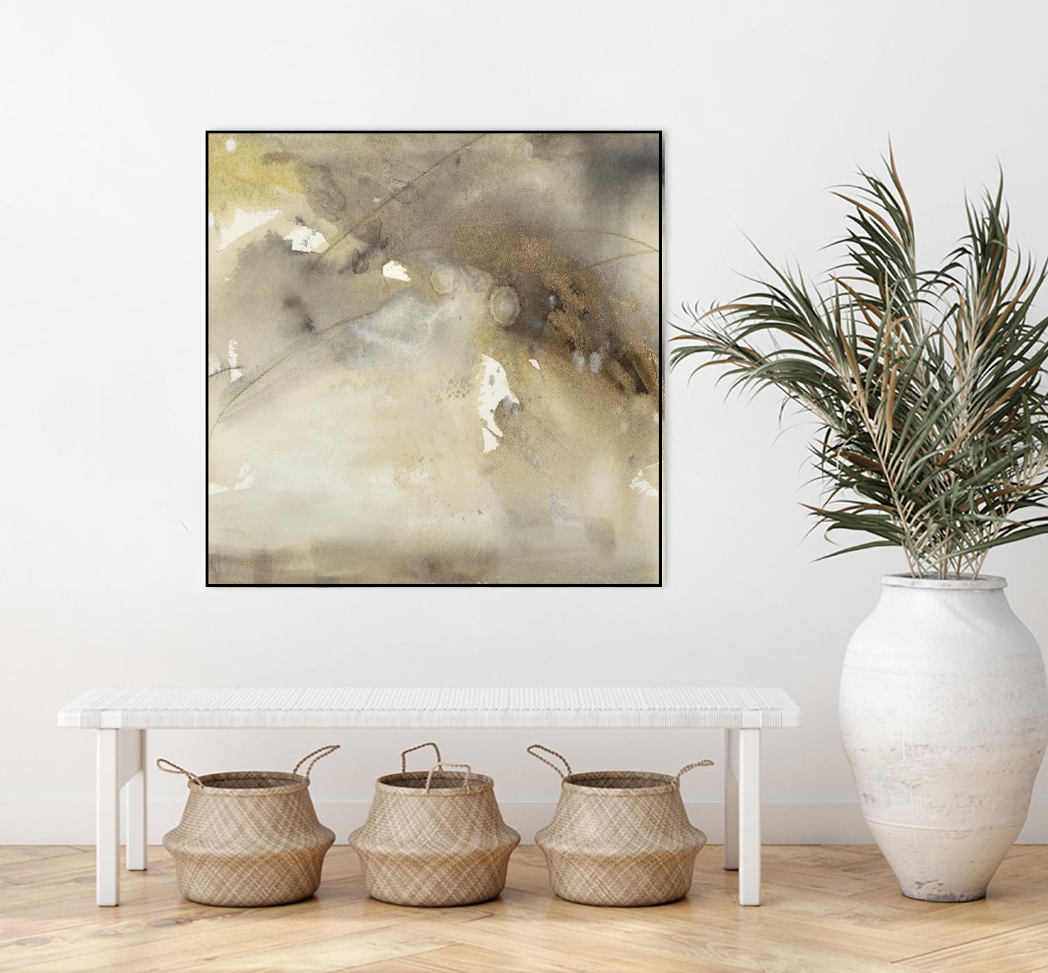 Waves in Motion II by Joyce Combs on GIANT ART - brown abstract