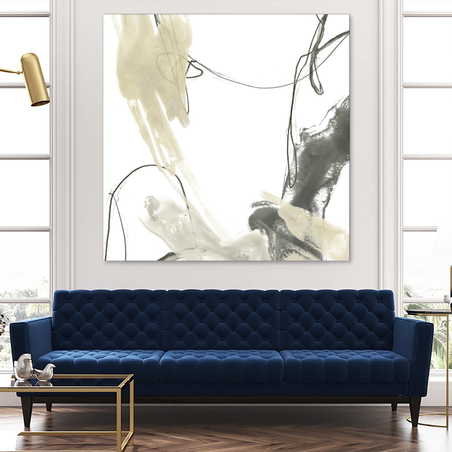 Monochrome Momentum II by June Erica Vess on GIANT ART - abstract
