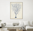 Indigo Coral III by Vision Studio on GIANT ART - blue tropical
