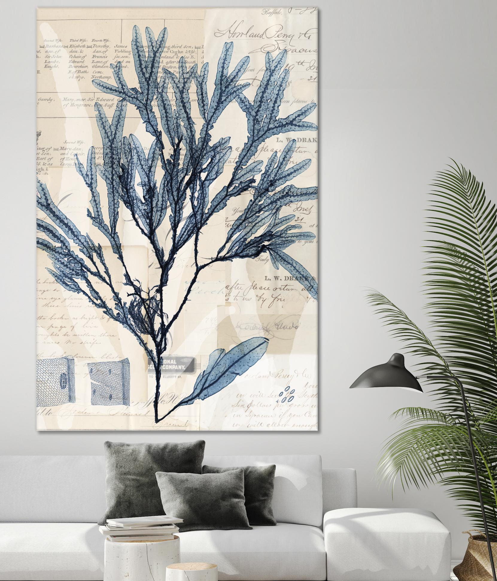 Seaweed Arrangement I by Vision Studio on GIANT ART - blue tropical