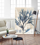 Seaweed Arrangement I by Vision Studio on GIANT ART - blue tropical