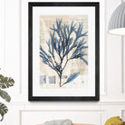 Seaweed Arrangement I by Vision Studio on GIANT ART - blue tropical