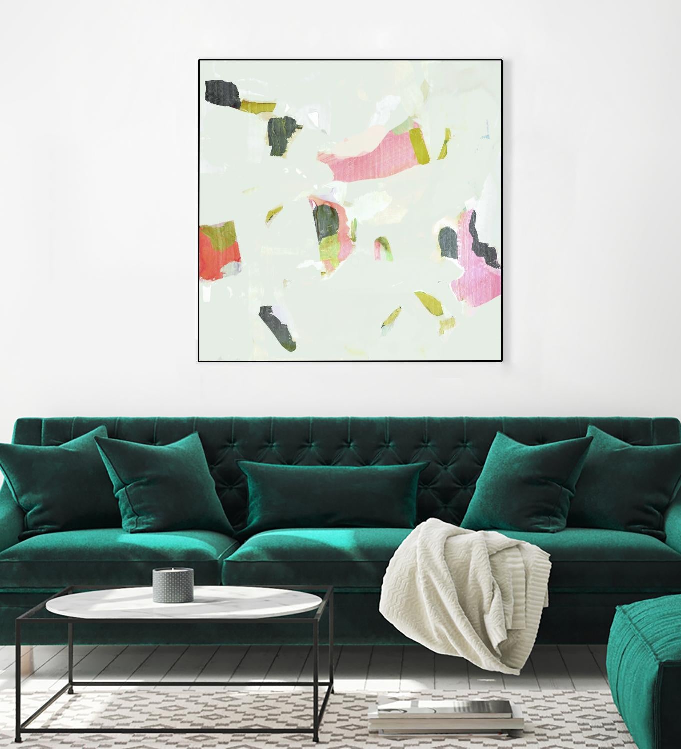 Olive Scatter II by Victoria Borges on GIANT ART - abstract