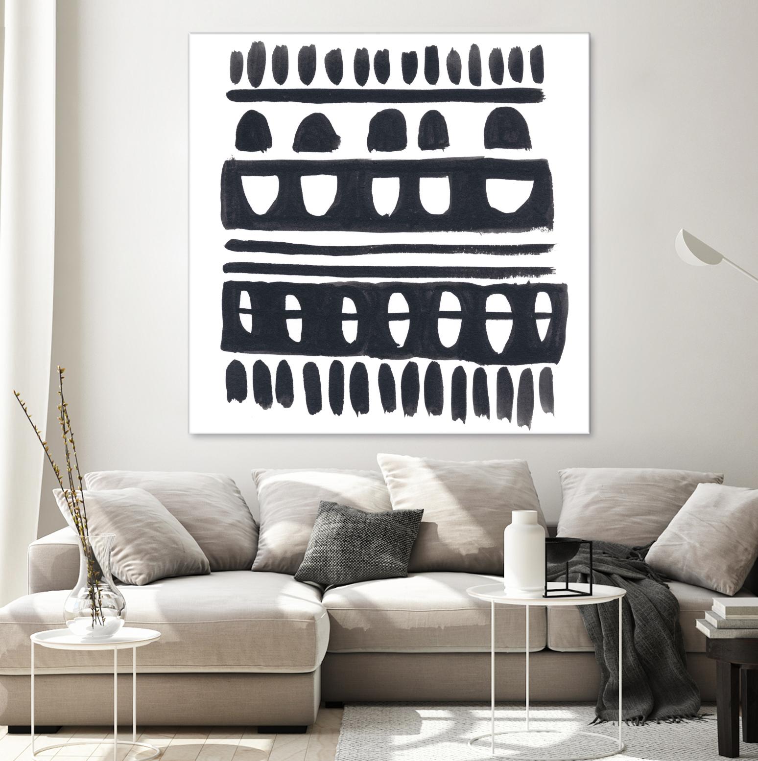 Weft IV by June Erica Vess on GIANT ART - black abstract