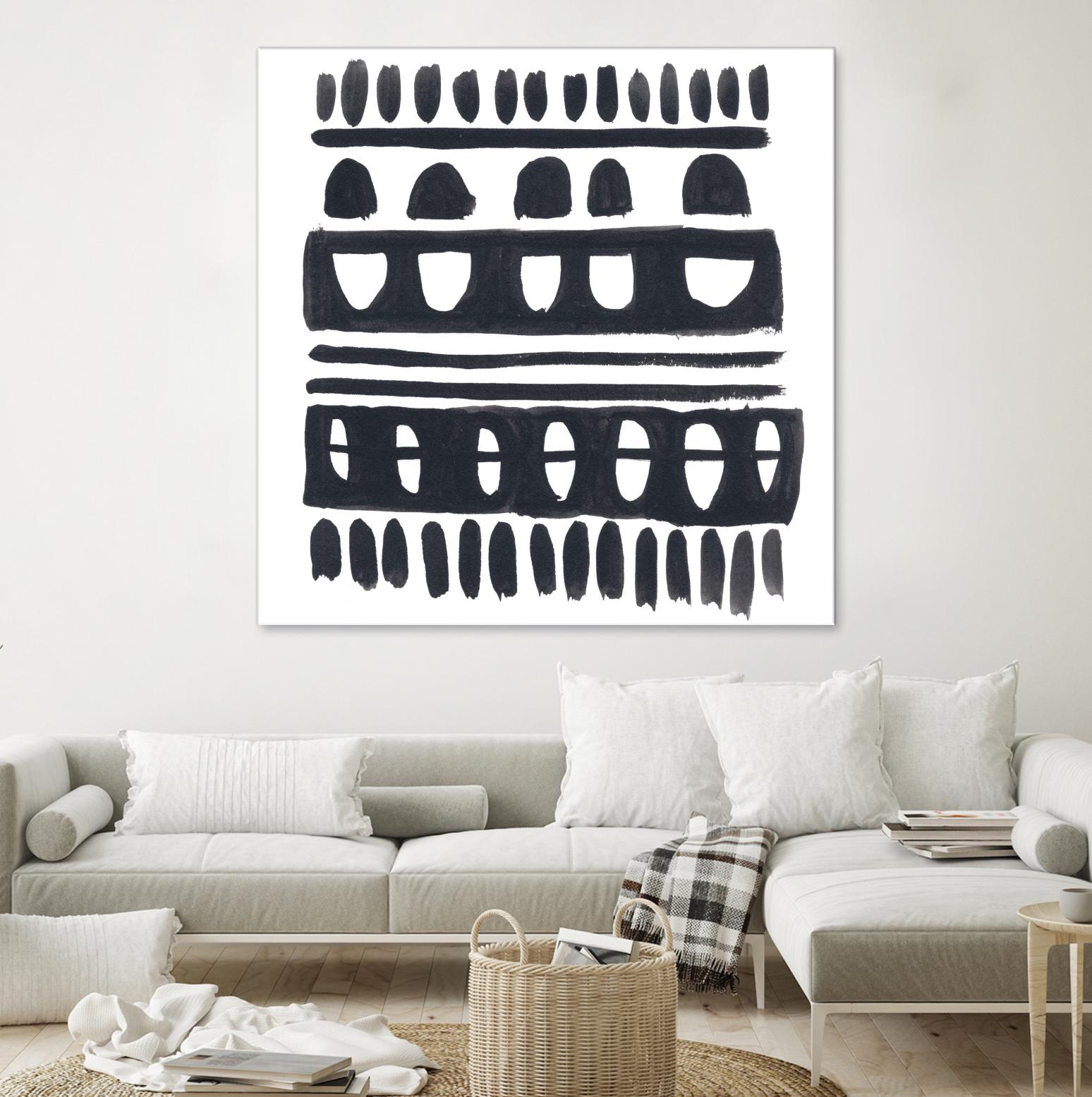 Weft IV by June Erica Vess on GIANT ART - black abstract