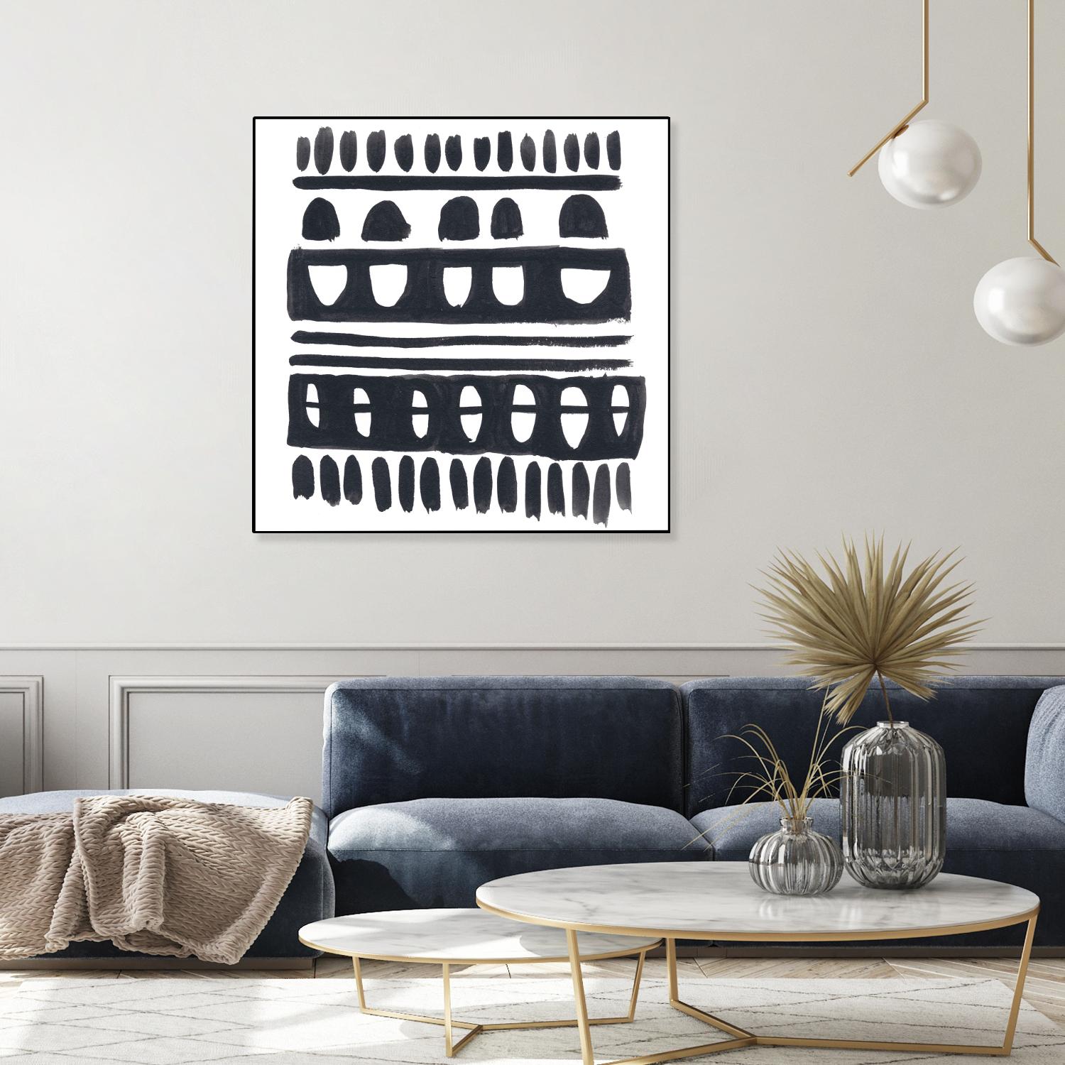 Weft IV by June Erica Vess on GIANT ART - black abstract