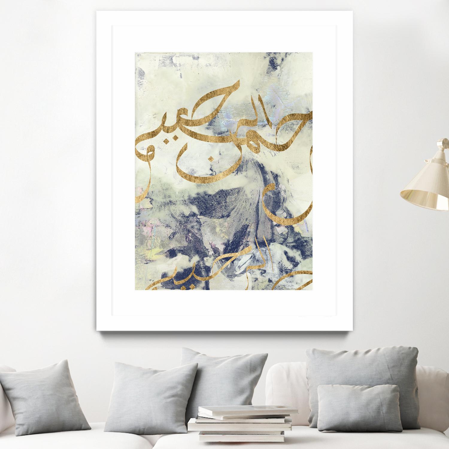 Arabic Encaustic I by Jennifer Goldberger on GIANT ART - abstract