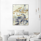 Arabic Encaustic I by Jennifer Goldberger on GIANT ART - abstract