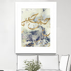 Arabic Encaustic I by Jennifer Goldberger on GIANT ART - abstract