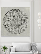 Mythos II by Chariklia Zarris on GIANT ART - black black & white circle