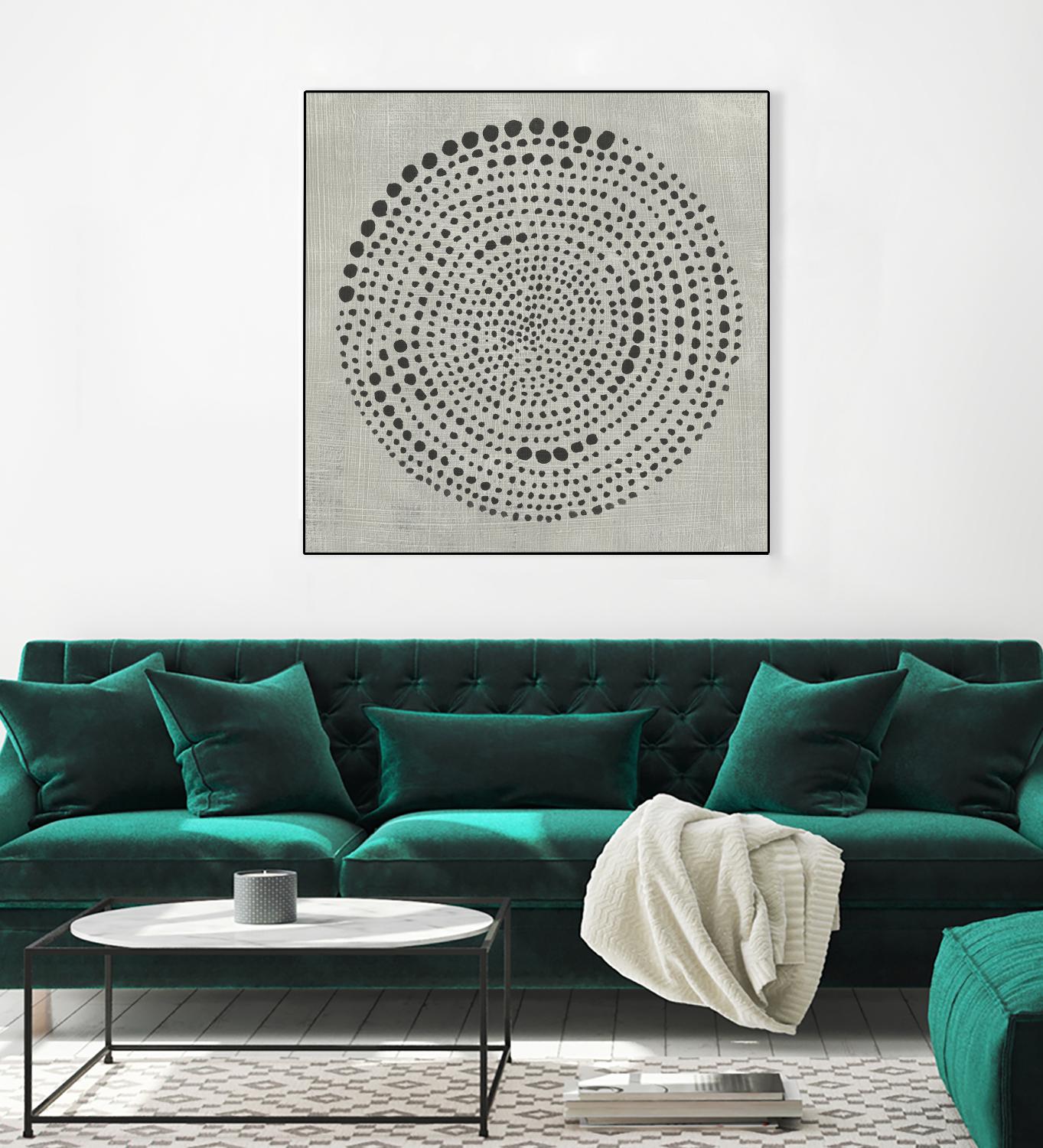 Mythos II by Chariklia Zarris on GIANT ART - black black & white circle
