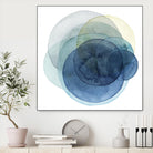 Evolving Planets I by Grace Popp on GIANT ART - blue abstract