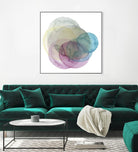 Evolving Planets II by Grace Popp on GIANT ART - blue abstract