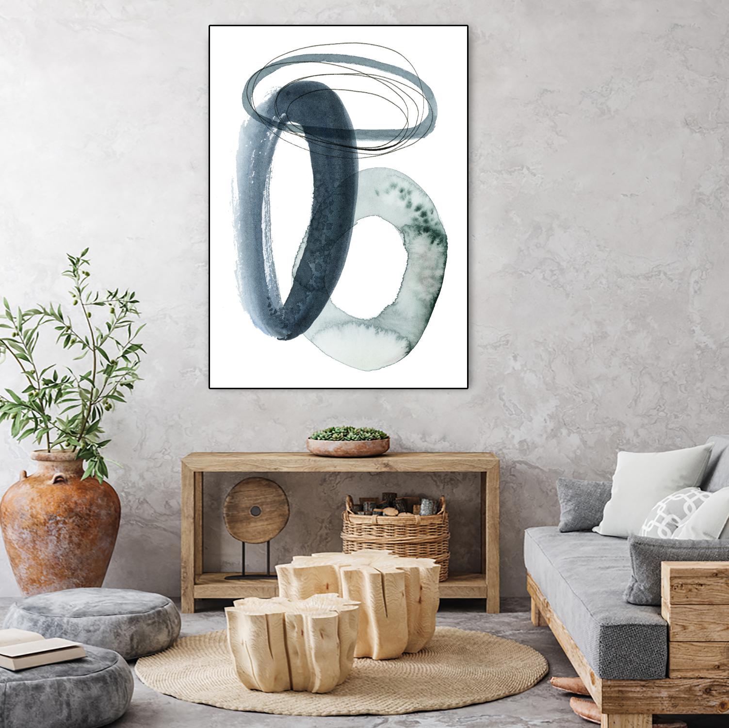 Looping Abstract I by Grace Popp on GIANT ART - green abstract