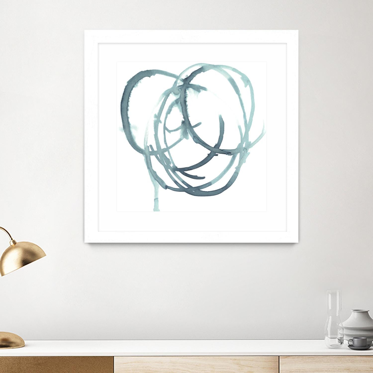 Dizzy I by Jennifer Paxton Parker on GIANT ART - green abstract