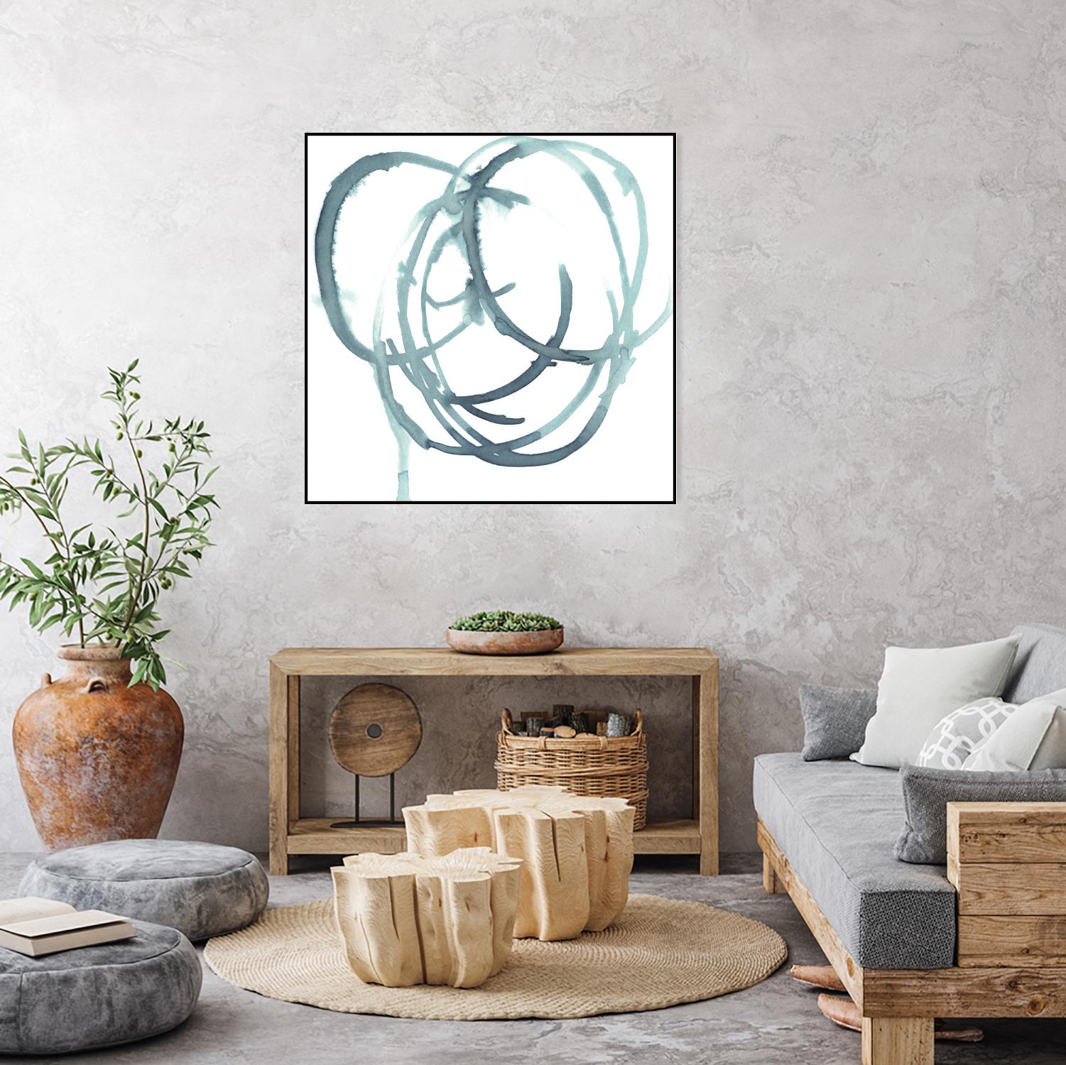 Dizzy I by Jennifer Paxton Parker on GIANT ART - green abstract