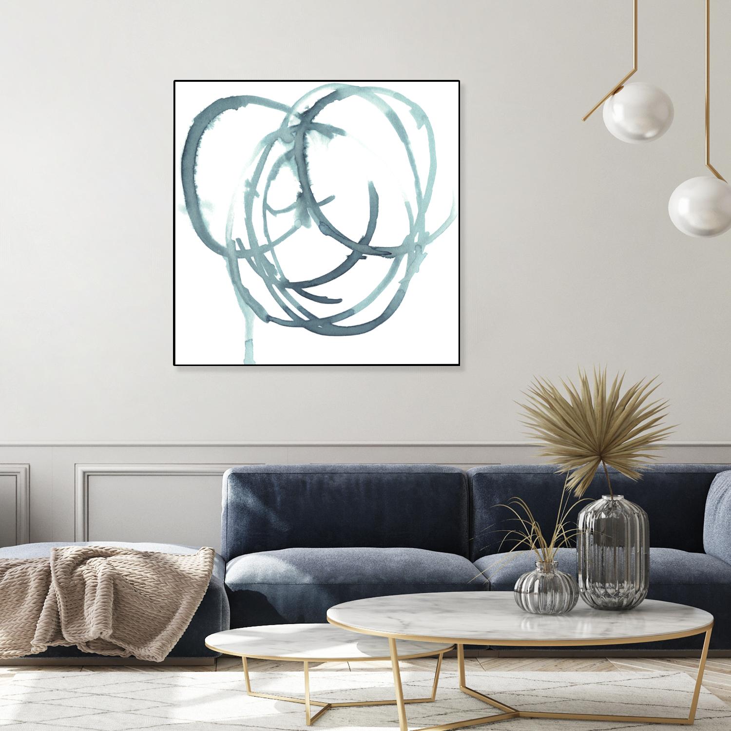 Dizzy I by Jennifer Paxton Parker on GIANT ART - green abstract