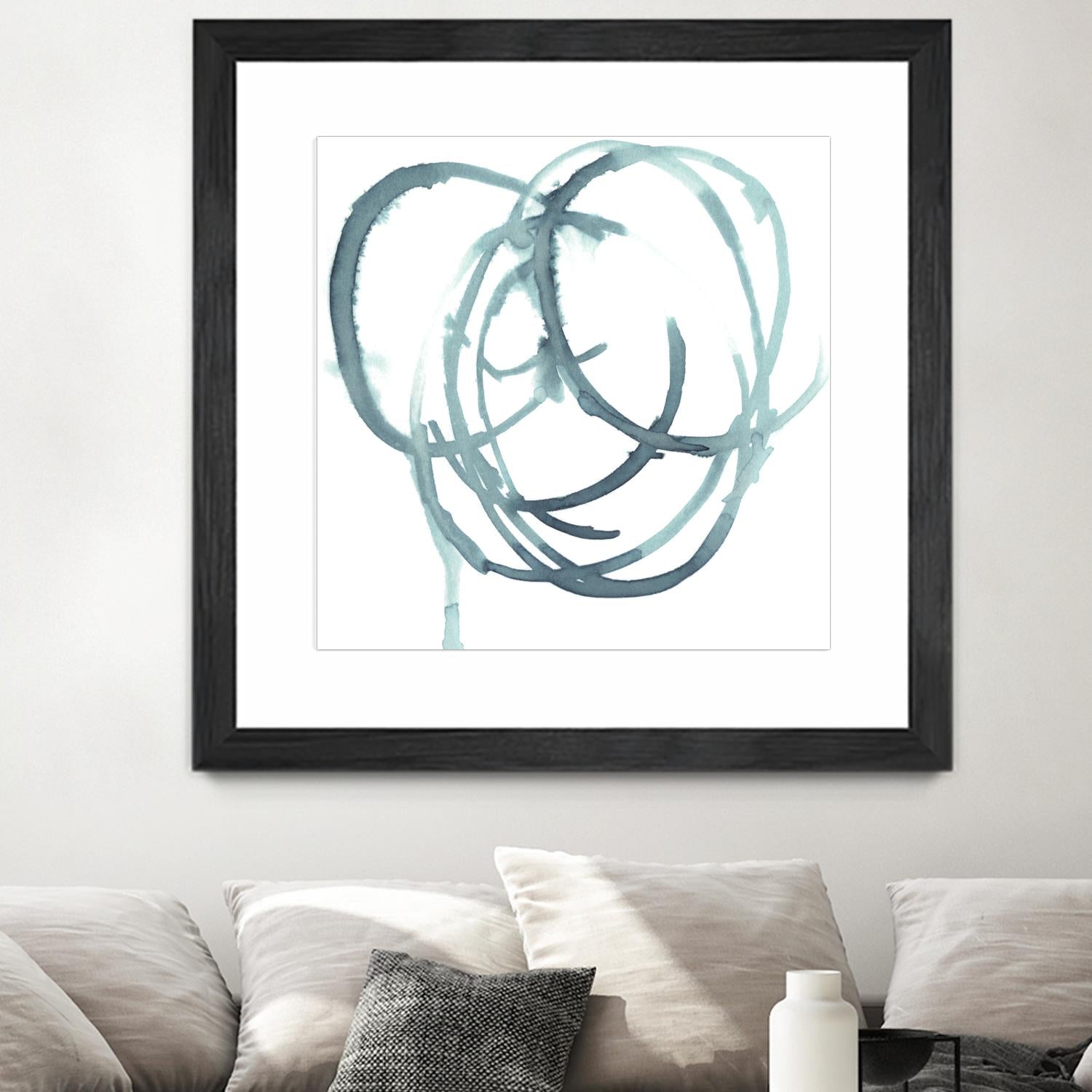 Dizzy I by Jennifer Paxton Parker on GIANT ART - green abstract