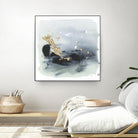 Cerulean & Gold II by Victoria Borges on GIANT ART - abstract