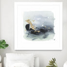 Cerulean & Gold II by Victoria Borges on GIANT ART - abstract
