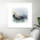 Cerulean & Gold II by Victoria Borges on GIANT ART - abstract