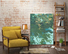 Rambling Sage I by Regina Moore on GIANT ART - green abstract