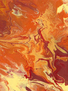 Nomadic Blaze III by Regina Moore on GIANT ART - orange abstract