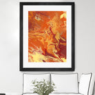 Nomadic Blaze III by Regina Moore on GIANT ART - orange abstract
