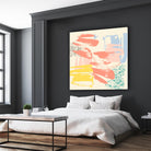 Retro Op II by Jennifer Goldberger on GIANT ART - pink abstract