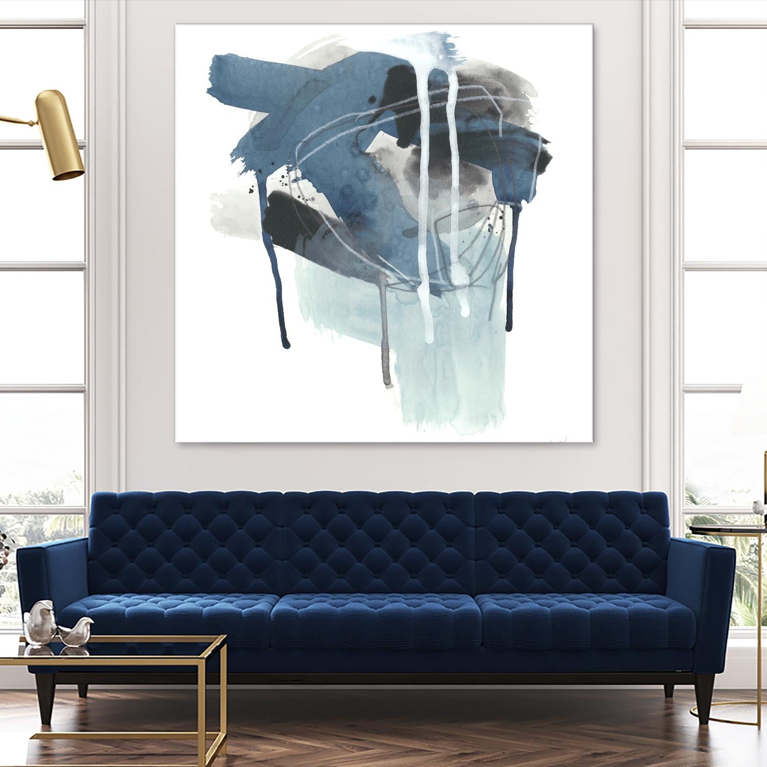 Incidental Indigo III by June Erica Vess on GIANT ART - blue abstract