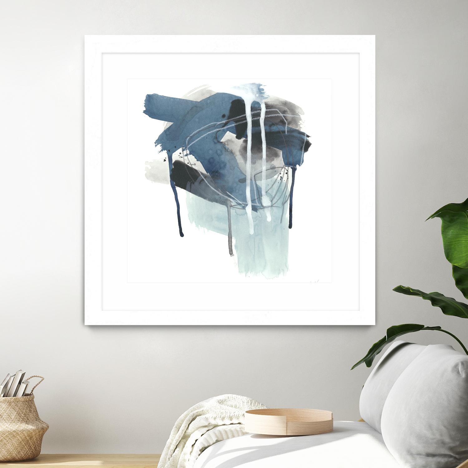 Incidental Indigo III by June Erica Vess on GIANT ART - blue abstract