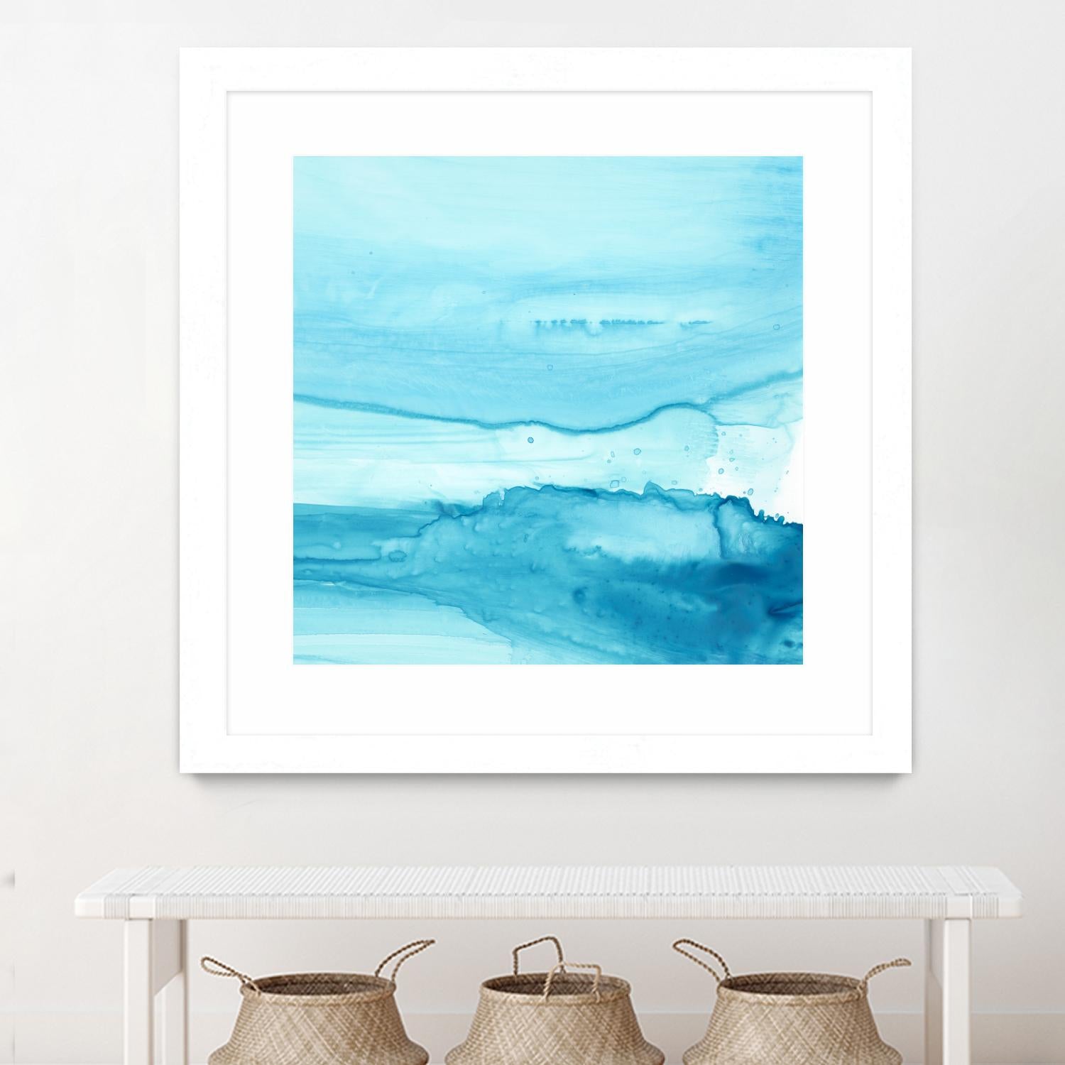 Making Waves IV by Ethan Harper on GIANT ART - blue abstract