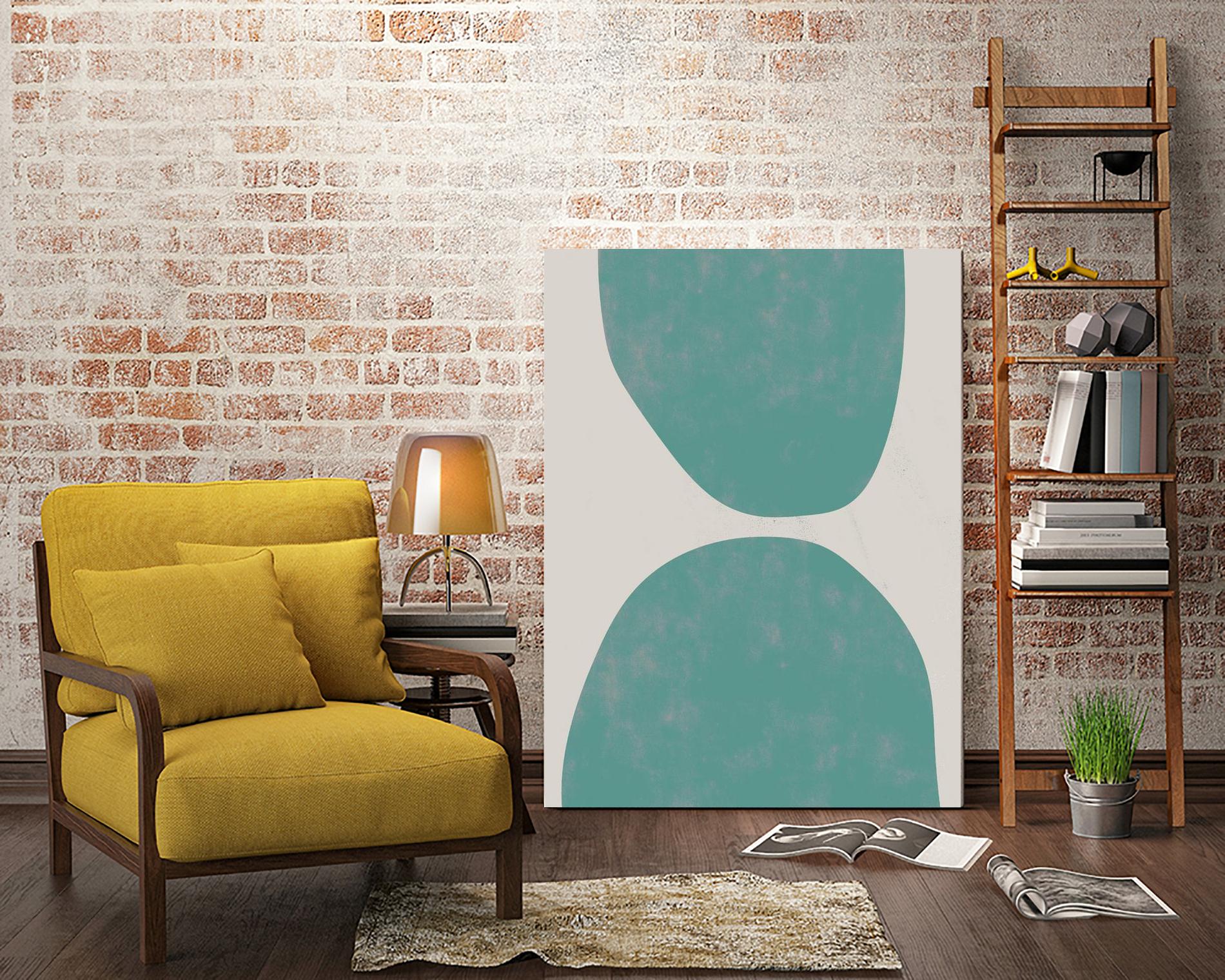 Jet Pack IX by Chariklia Zarris on GIANT ART - blue abstract