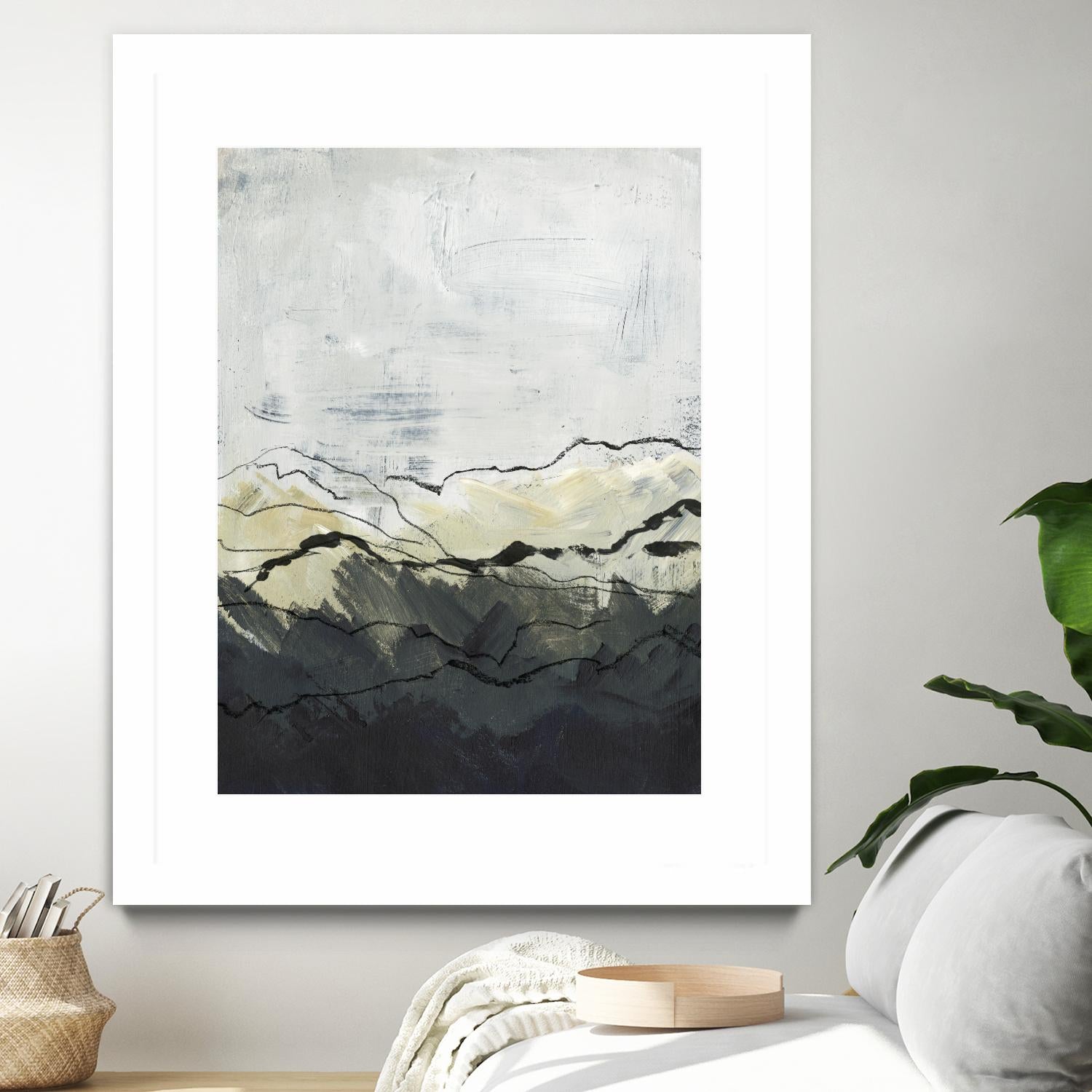 Winter Mountains I by Jennifer Paxton Parker on GIANT ART - abstract