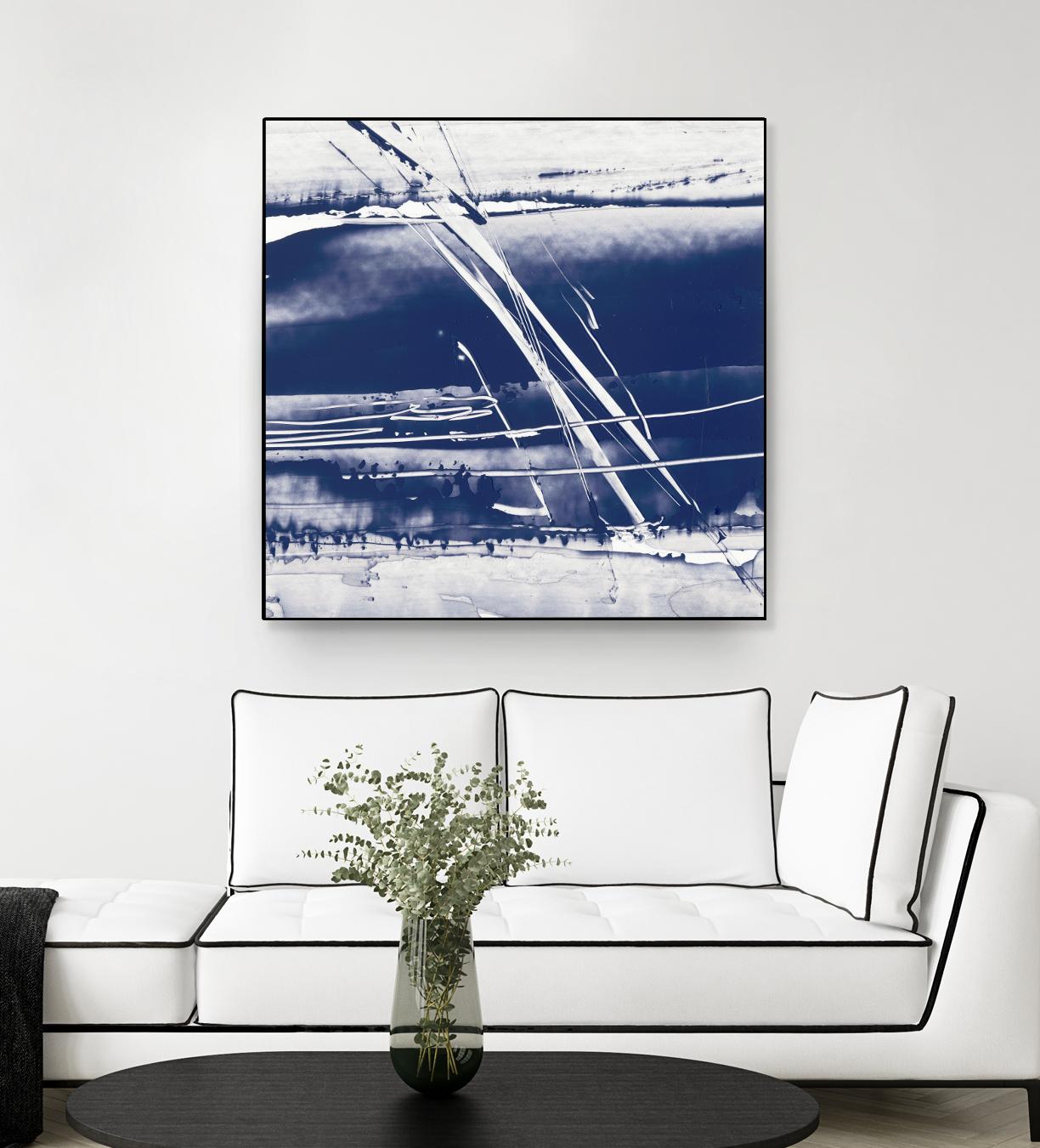 Alternating Current II by Ethan Harper on GIANT ART - blue abstract