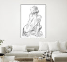 Sitting Pose II by Jennifer Paxton Parker on GIANT ART - linear linear