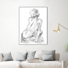 Sitting Pose II by Jennifer Paxton Parker on GIANT ART - linear linear