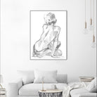 Sitting Pose II by Jennifer Paxton Parker on GIANT ART - linear linear
